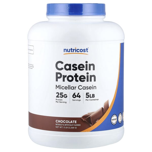 Nutricost, Casein Protein, Chocolate, 5 lb (2,268 g)