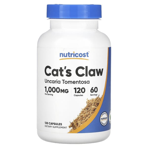 Nutricost, Cat's Claw, 120 Capsules (500 mg per Capsule)