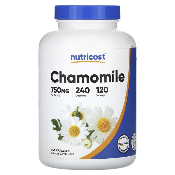 Nutricost, Chamomile, 240 Capsules (375 mg per Capsule)