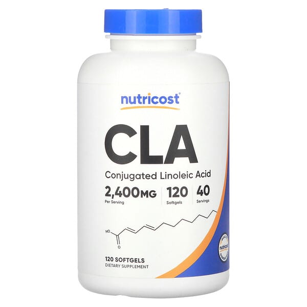 Nutricost, CLA, 120 Softgels (800 mg per Softgel)