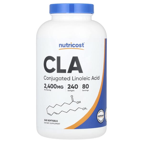 Nutricost, CLA, 240 Softgels (800 mg per Softgel)