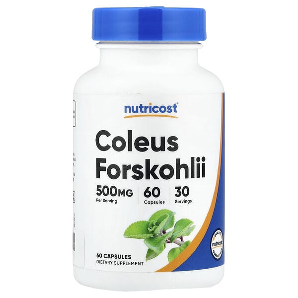 Nutricost, Coleus Forskohlii, 60 Capsules (250 mg per Capsule)