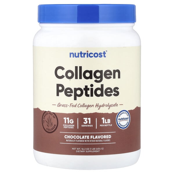 Nutricost, Collagen Peptides, Chocolate, 1 lb (454 g)