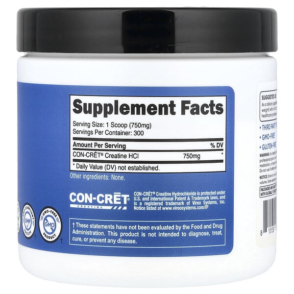 Nutricost, Creatine HCl, Unflavored, 8 oz (225 g) 2 Nutricost, Creatine HCl, Unflavored, 8 oz (225 g) - Ảnh 2