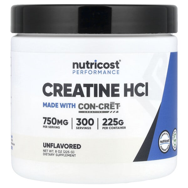 Nutricost, Creatine HCl, Unflavored, 8 oz (225 g) 3 Nutricost, Creatine HCl, Unflavored, 8 oz (225 g)
