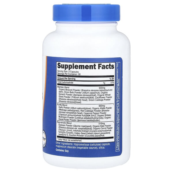 Alternative view of Nutricost, Daily Vegetables, 90 Capsules