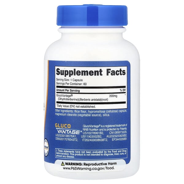 Alternative view of Nutricost, Dihydroberberine, 200 mg, 60 Capsules