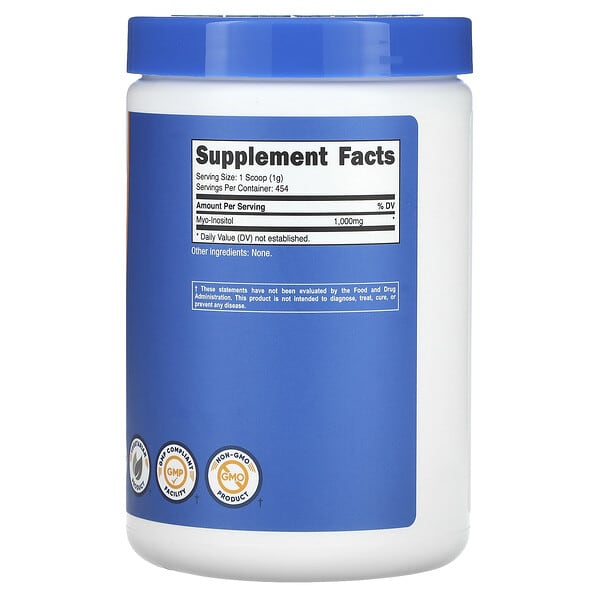 Nutricost, Inositol, Unflavored, 16 oz (454 g) 2 Nutricost, Inositol, Unflavored, 16 oz (454 g) - Ảnh 2