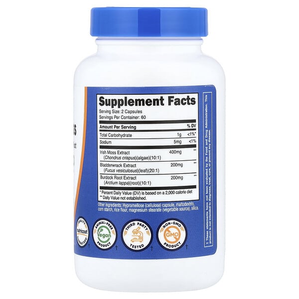 Alternative view of Nutricost, Irish Sea Moss, 120 Capsules