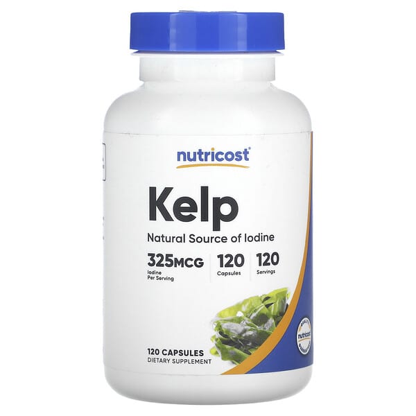 Nutricost, Kelp, 325 mg, 120 Capsules 5 Nutricost, Kelp, 325 mg, 120 Capsules