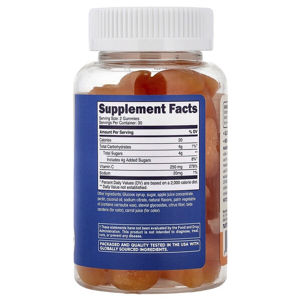Alternative view of Nutricost, Kids, Vitamin C Gummies, Ages 4+, Orange, 60 Gummies