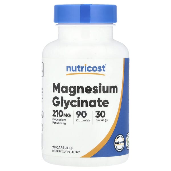 Nutricost, Magnesium Glycinate, 90 Capsules (70 mg per Capsule) 5 Nutricost, Magnesium Glycinate, 90 Capsules (70 mg per Capsule)