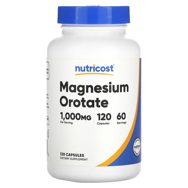 Nutricost, Magnesium Orotate, 120 Capsules (500 mg per Capsule) 4 Nutricost, Magnesium Orotate, 120 Capsules (500 mg per Capsule)