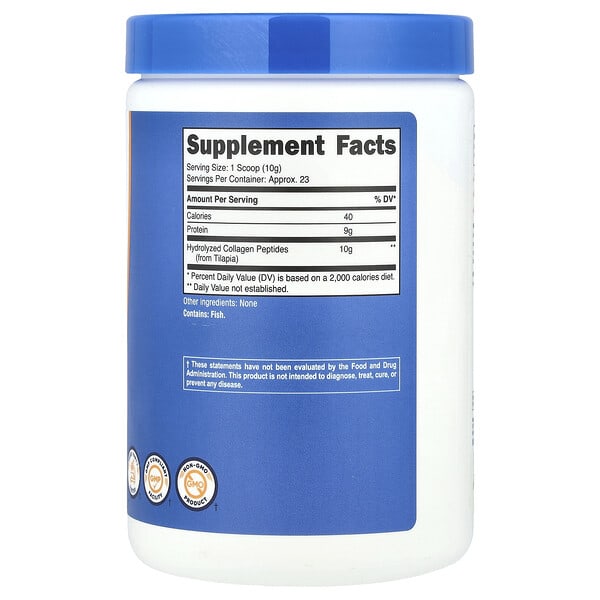 Alternative view of Nutricost, Marine Collagen From Farm Raised Fish, Unflavored, 8.1 oz (227 g)