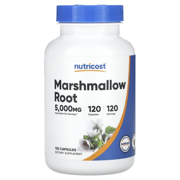 Nutricost, Marshmallow Root, 5,000 mg, 120 Capsules 2 Nutricost, Marshmallow Root, 5,000 mg, 120 Capsules