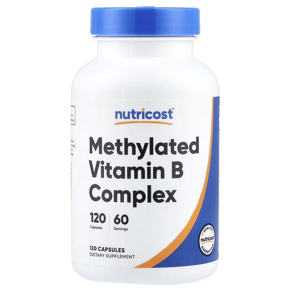 Nutricost, Methylated Vitamin B Complex, 120 Capsules