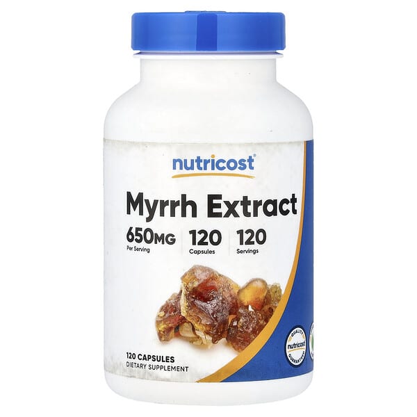 Nutricost, Myrrh Extract, 650 mg, 120 Capsules