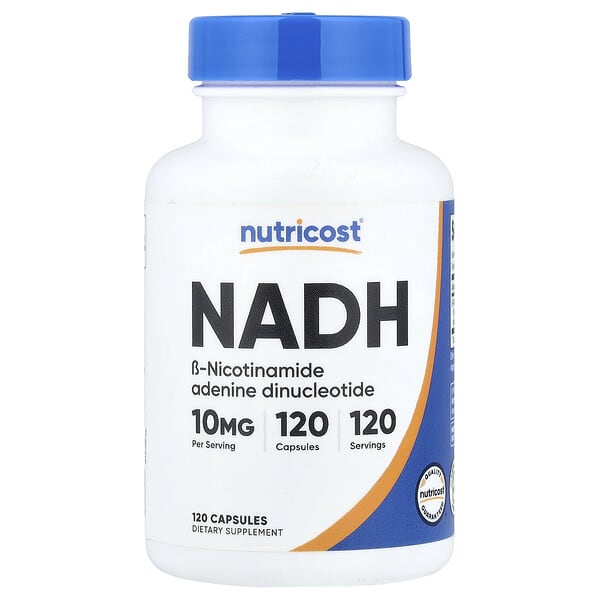 Nutricost, NADH, 10 mg, 120 Capsules 2 Nutricost, NADH, 10 mg, 120 Capsules