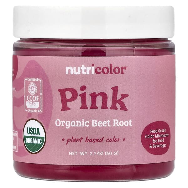 Nutricost, Nutricolor™, Pink Organic Beet Root, 2.1 oz (60 g)