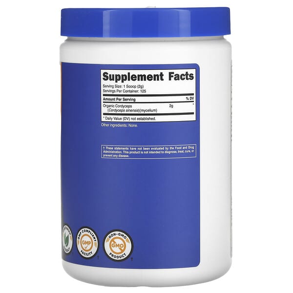 Alternative view of Nutricost, Organic Cordyceps Mushroom, Unflavored, 8.8 oz (250 g)