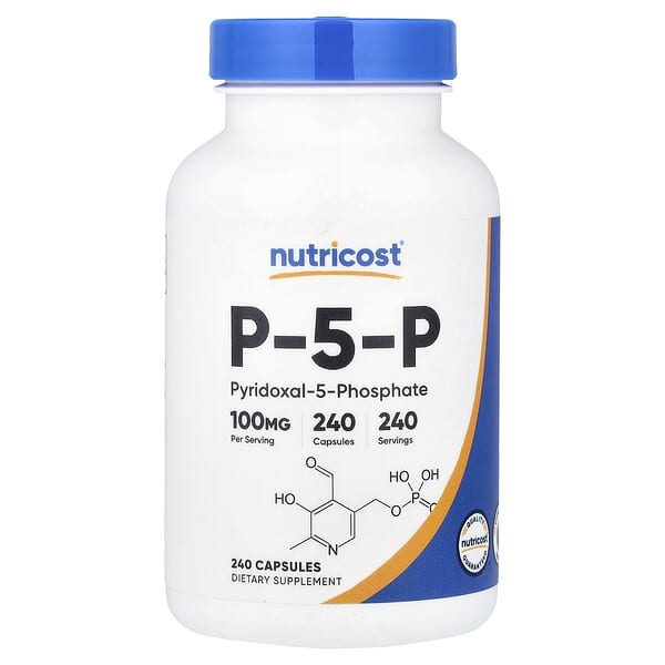 Nutricost, P-5-P, 100 mg, 240 Capsules