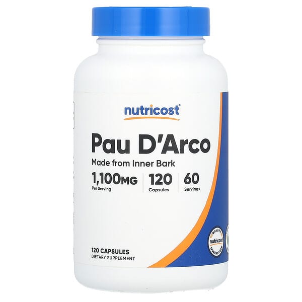 Nutricost, Pau D'Arco, 120 Capsules (550 mg per Capsule)