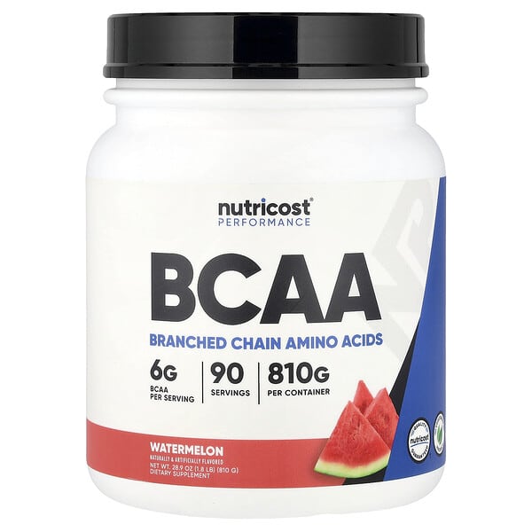 Nutricost, Performance, BCAA, Watermelon, 1.8 lb (810 g)