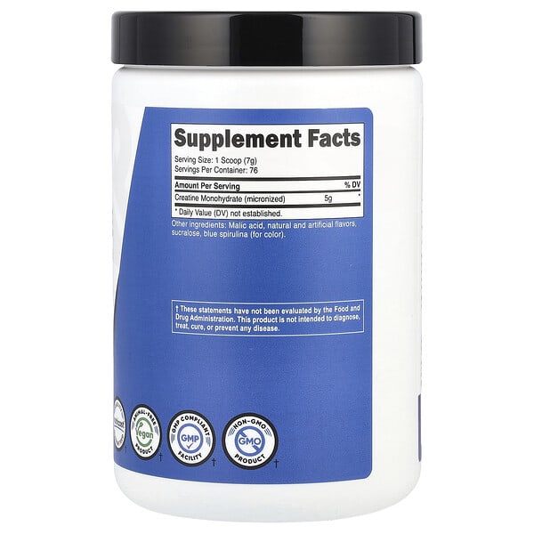 Alternative view of Nutricost, ​Performance, Creatine Monohydrate, Blue Raspberry, 17.9 oz (500 g)