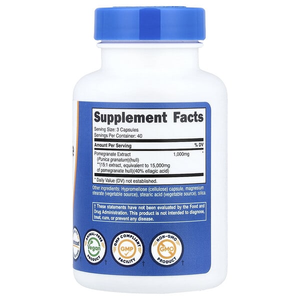Alternative view of Nutricost, Pomegranate, 120 Capsules (333 mg per Capsule)