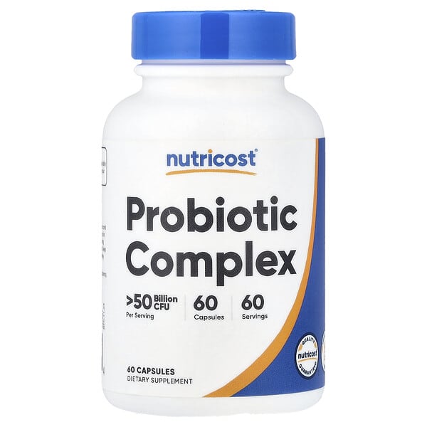 Nutricost, Probiotic Complex, >50 Billion CFU, 60 Capsules