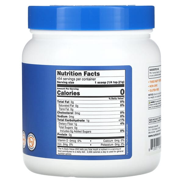 Alternative view of Nutricost, Psyllium Husk, Unflavored, 16.2 oz (454 g)
