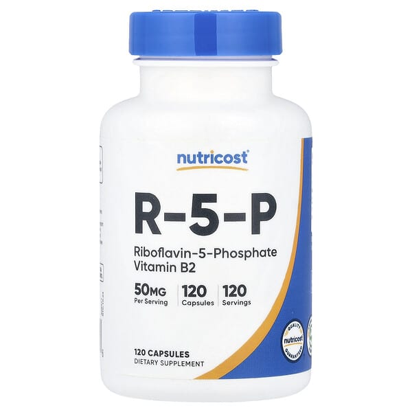 Nutricost, R-5-P, 50 mg, 120 Capsules