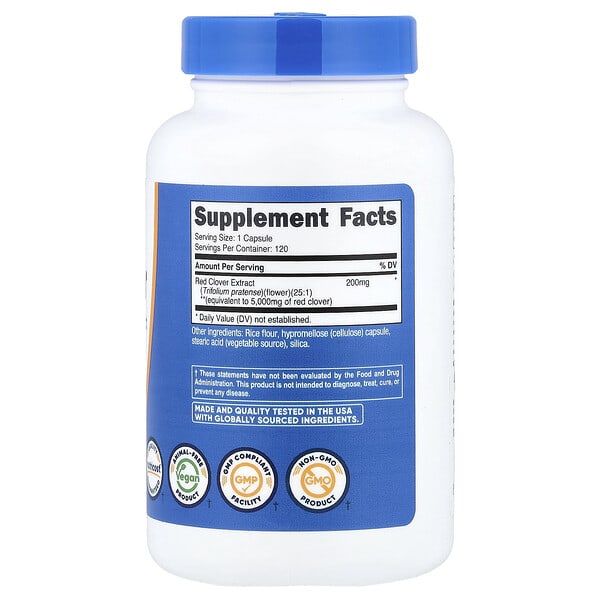 Alternative view of Nutricost, Red Clover, 120 Capsules (200 mg per Capsule)