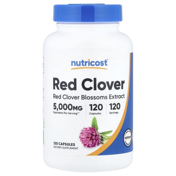 Nutricost, Red Clover, 120 Capsules (200 mg per Capsule) 4 Nutricost, Red Clover, 120 Capsules (200 mg per Capsule)