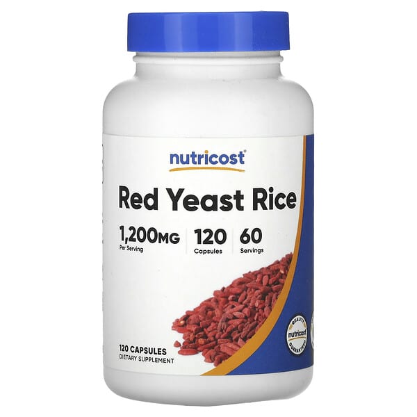 Nutricost, Red Yeast Rice, 120 Capsules (600 mg per Capsule)