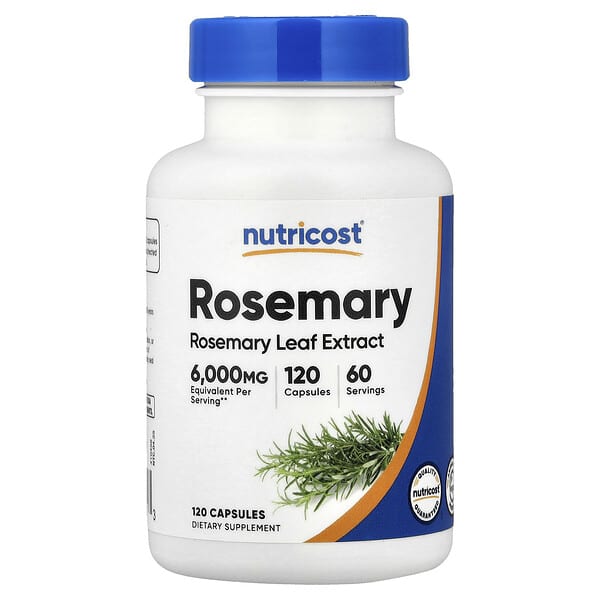 Nutricost, Rosemary, 120 Capsules (150 mg per Capsule)