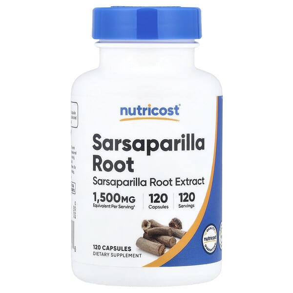 Nutricost, Sarsaparilla Root, 120 Capsules (100 mg per Capsule)