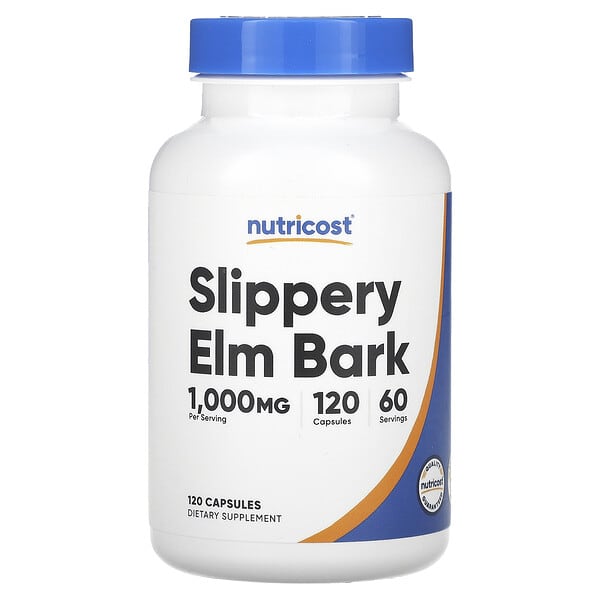Nutricost, Slippery Elm Bark, 120 Capsules (500 mg per Capsule) 3 Nutricost, Slippery Elm Bark, 120 Capsules (500 mg per Capsule)