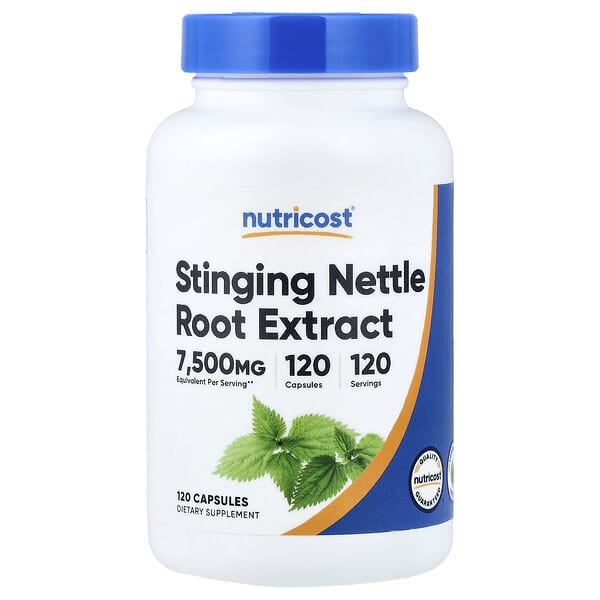 Nutricost, Stinging Nettle Root Extract, 120 Capsules (375 mg per Capsule)