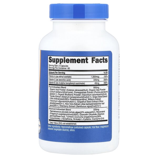 Nutricost, Super Antioxidants, 120 Capsules 2 Nutricost, Super Antioxidants, 120 Capsules - Ảnh 2