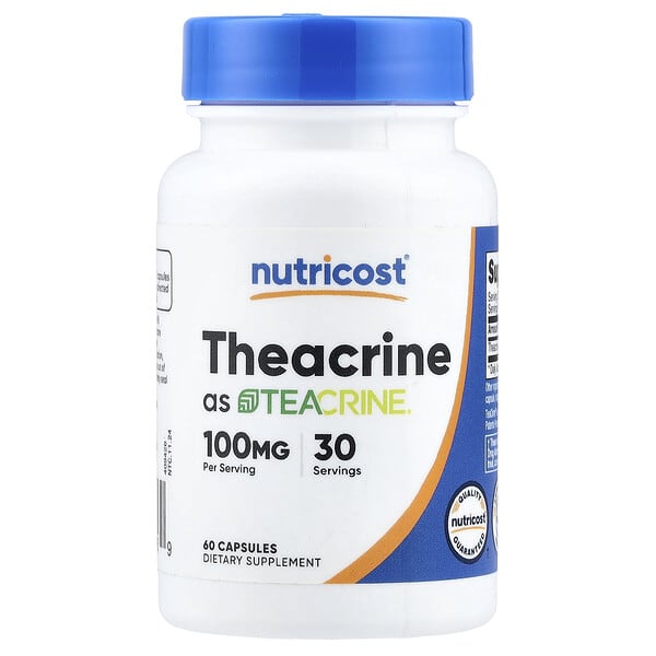 Nutricost, Theacrine as Teacrine®, 60 Capsules (50 mg per Capsule) 5 Nutricost, Theacrine as Teacrine®, 60 Capsules (50 mg per Capsule)