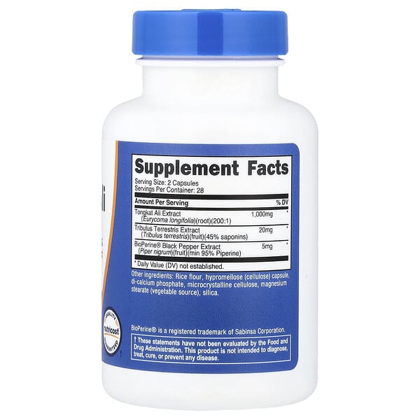 Alternative view of Nutricost, Tongkat Ali, 56 Capsules