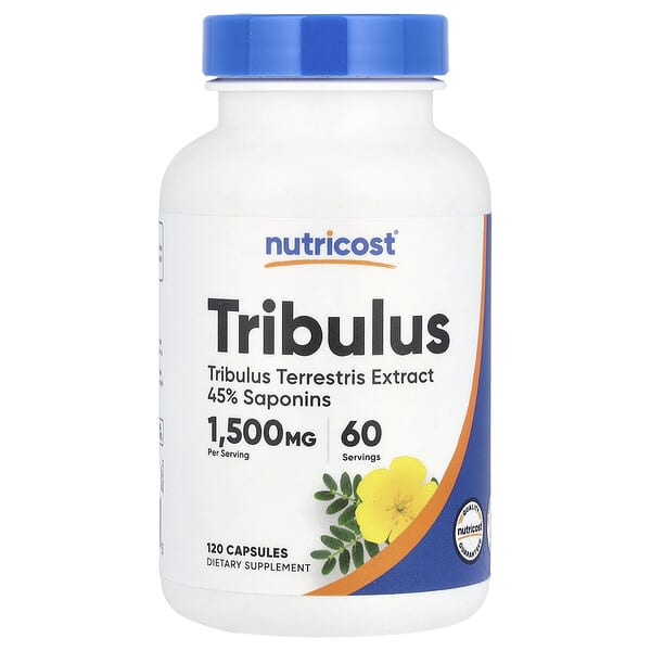 Nutricost, Tribulus, 120 Capsules (750 mg per Capsule)