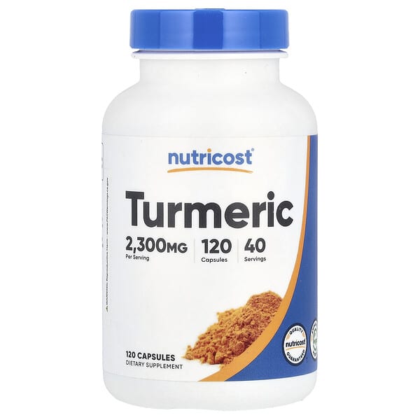 Nutricost, Turmeric, 120 Capsules