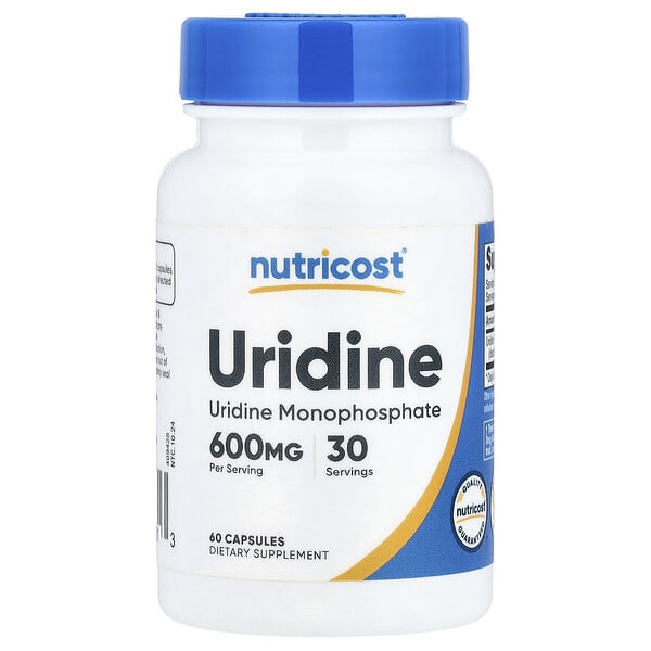 Nutricost, Uridine, 60 Capsules (300 mg per Capsule)