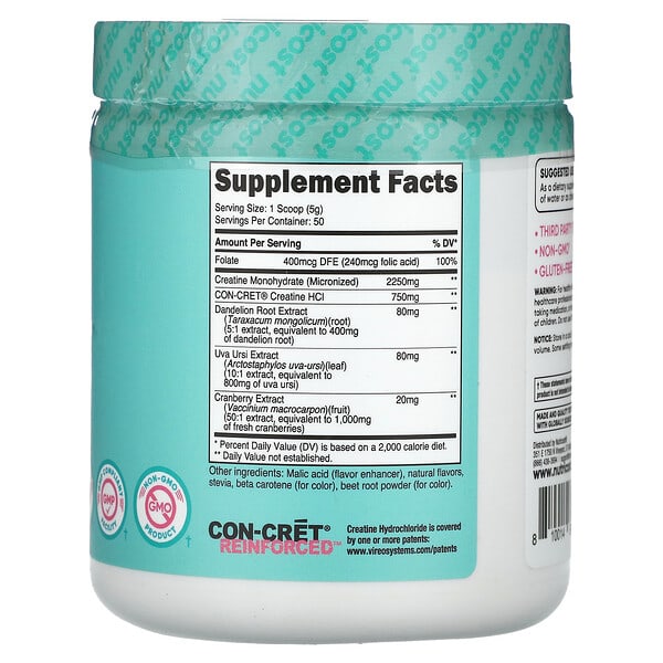 Alternative view of Nutricost, Women, Creatine, Peach Mango, 9.2 oz (260 g)