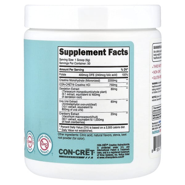 Alternative view of Nutricost, Women, Creatine, Strawberry Lemonade, 10.2 oz (285 g)