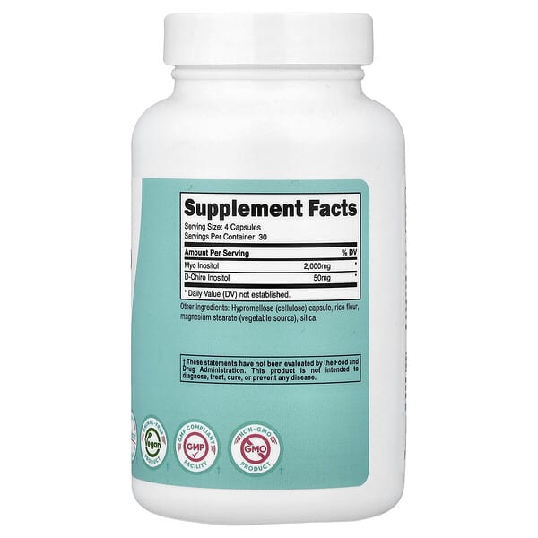 Alternative view of Nutricost, Women, Myo & D-Chiro Inositol, 120 Capsules