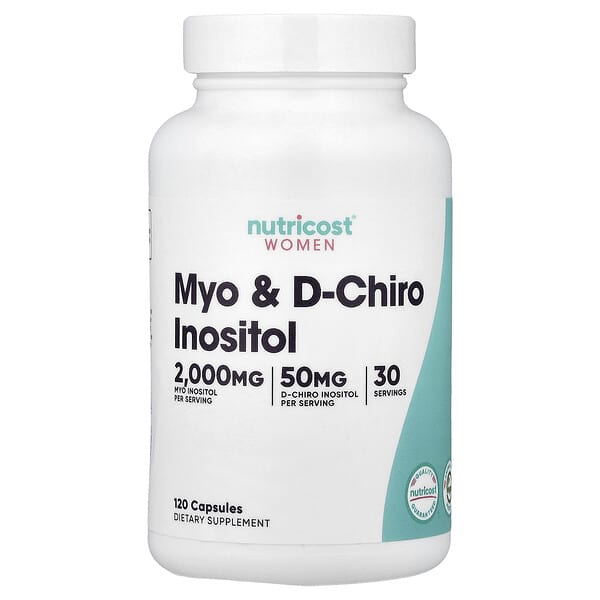 Nutricost, Women, Myo & D-Chiro Inositol, 120 Capsules