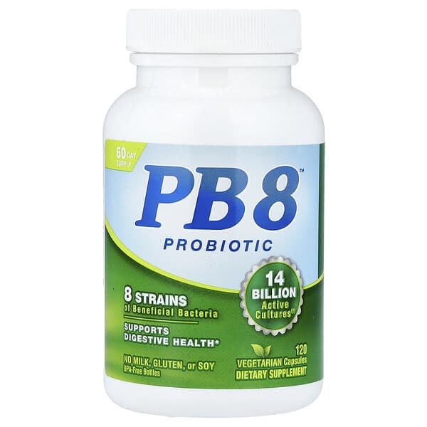 Nutrition Now, PB 8™ Probiotic, 120 Vegetarian Capsules (7 Billion CFU per Capsule)
